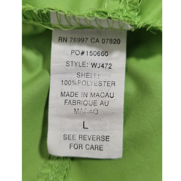 Brooks For Women Lightweight Running Jacket Vented Green Size L Rain Wind - Picture 8 of 13